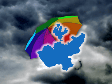 El pronóstico técnico indica que los acumulados de lluvia podrían oscilar entre los 50 y 75 milímetros en un lapso de 24 horas. ESPECIAL / CANVA