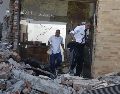 El alcalde de Manizales declaró que entre 20 y 30 viviendas colapsaron en la ciudad tras el sismo de 7.4 en Colombia, además de varias iglesias. EFE / E. Guzmán
