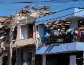 Fotografía que muestra viviendas afectadas luego de un terremoto de magnitud 7,4 este lunes, en Pereira, Colombia. EFE/L. Castañeda