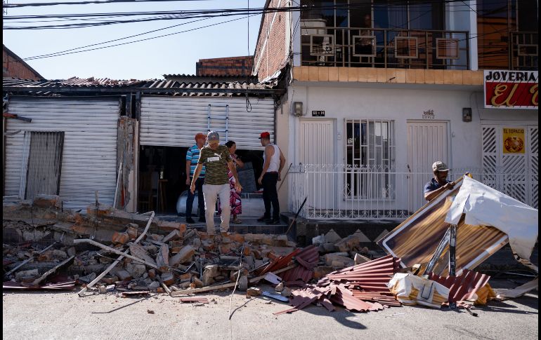 El devastador terremoto de 7.4 grados en Colombia dejó al menos 111 muertos. EFE/L. Castañeda