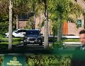 Lionel Messi y su familia despidieron a su padre Jorge Messi, fallecido a los 68 años, en el cementerio privado El Prado en Rosario, Argentina. EFE.