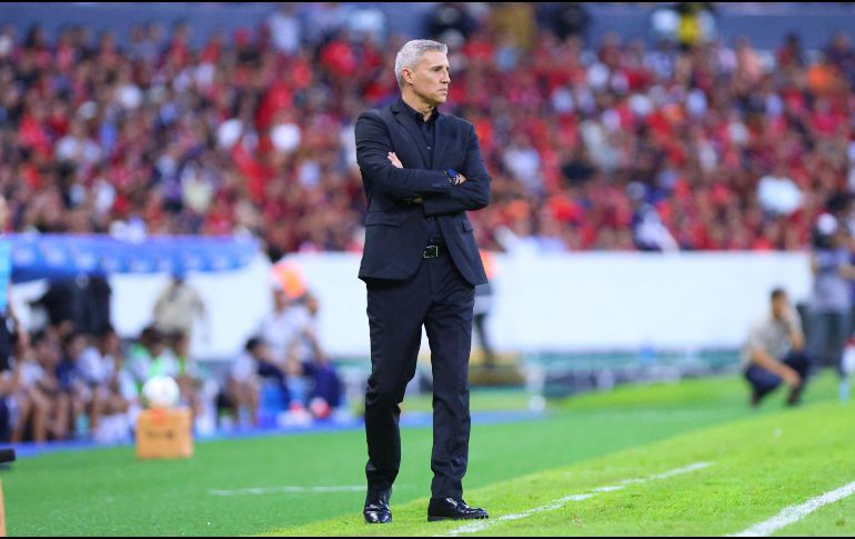 Hernán Crespo, director tecnico, durante el partido correspondiente a la jornada 3 del torneo Apertura 2026 de la Liga BBVA MX,. IMAGO7/Juan Carlos Cubeyro