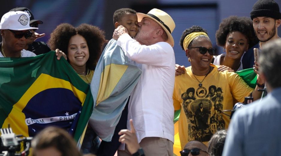 Da Silva cuestionó a los gobiernos conservadores anteriores, como el de Jair Bolsonaro, por dejar de invertir en educación, salud y seguridad. EFE / I. Fontana