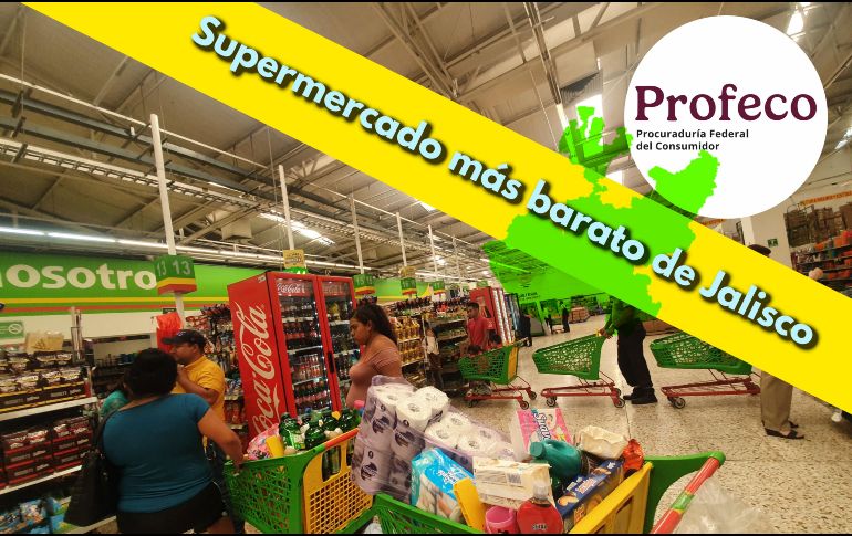 En este supermercado encuentras los precios más bajos de todo Jalisco para adquirir la Canasta Básica; se encuentra en Guadalajara. EL INFORMADOR / ARCHIVO