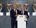 Las únicas imágenes de la presentación fueron difundidas por Real Madrid TV, el sitio web del club y sus cuentas oficiales en redes sociales. EFE / Realmadrid.com