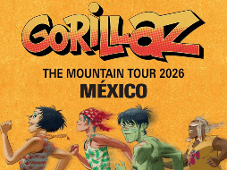 La venta para el concierto de Gorillaz arrancará con la preventa el 25 y 26 de agosto. ESPECIAL/OCESA