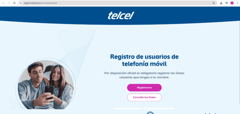 &nbsp;Así se vera tu pantalla en este paso si por ejemplo tu compañía es Telcel. ESPECIAL