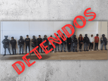 Los detenidos fueron trasladados en un helicóptero de la Fuerza Aérea Mexicana para ser puestos a disposición de la Fiscalía General de República. ESPECIAL