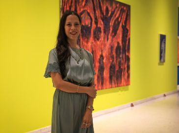 Bajo la curaduría de Talien Corona Ojeda, “Fenómeno vital” recupera en el MUSA la historia y legado de Los Vitalistas, grupo clave de la pintura tapatía de finales de los setenta. EL INFORMADOR/ J. ACOSTA.