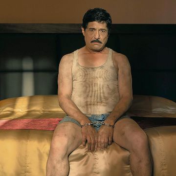 El actor Héctor Kotsifakis interpreta a Joaquín “El Chapo” Guzmán en la película “La captura”. CORTESÍA