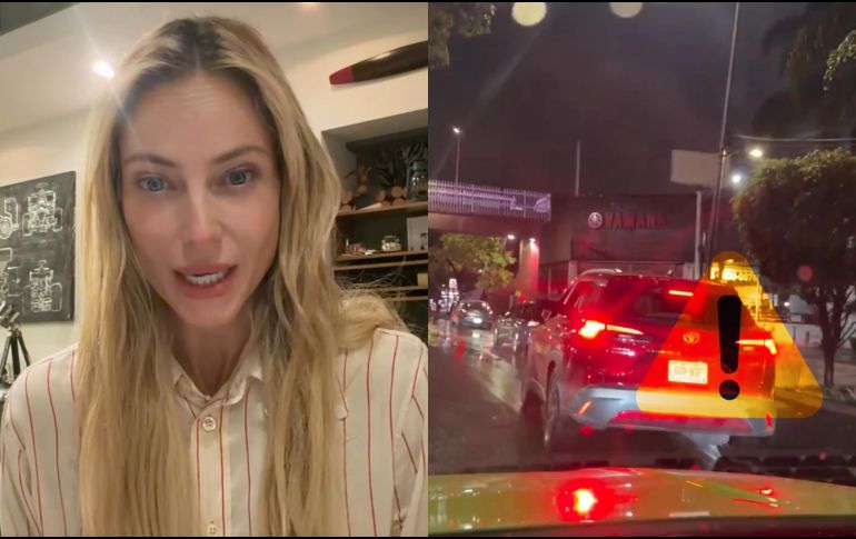 Este fue el momento estresante que vivió Vanessa Huppenkothen en las calles de la CDMX. ESPECIAL / INSTAGRAM @vanehupp