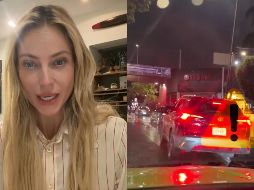 Este fue el momento estresante que vivió Vanessa Huppenkothen en las calles de la CDMX. ESPECIAL / INSTAGRAM @vanehupp
