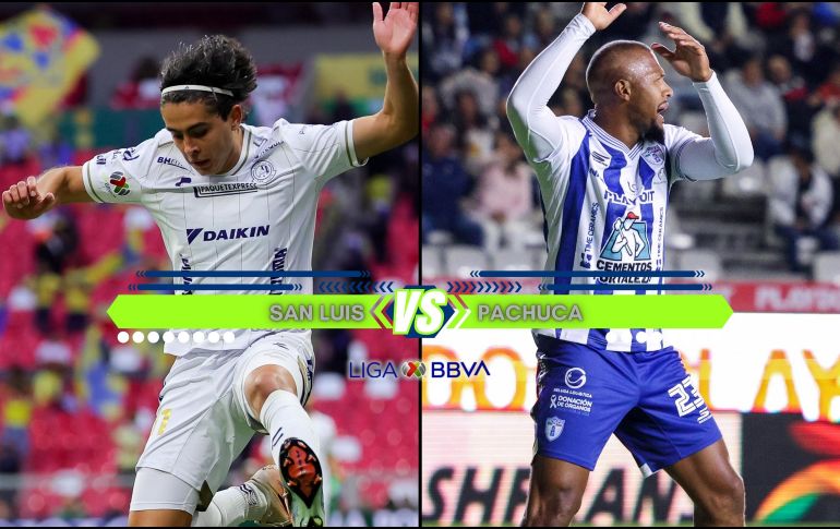 El duelo representa una oportunidad para San Luis y Pachuca de reaccionar en el Apertura 2026 y comenzar a recuperar terreno en la clasificación. ESPECIAL / IMAGO7 y CANVA