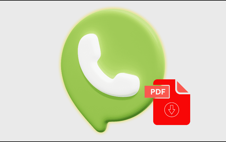 WhatsApp se convierte en una alternativa rápida para digitalizar documentos y compartirlos en PDF desde el celular. ESPECIAL/Canva