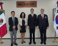 El canciller surcoreano pidió a Velasco prestar atención a las inquietudes de las empresas surcoreanas durante el proceso de revisión del T-MEC con Estados Unidos. X / @SRE_mx
