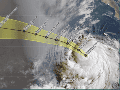 Actualmente se ubica a unos 860 kilómetros del sureste de Cabo San Lucas en Baja California Sur. ESPECIAL / SERVICIO METEOROLÓGICO NACIONAL