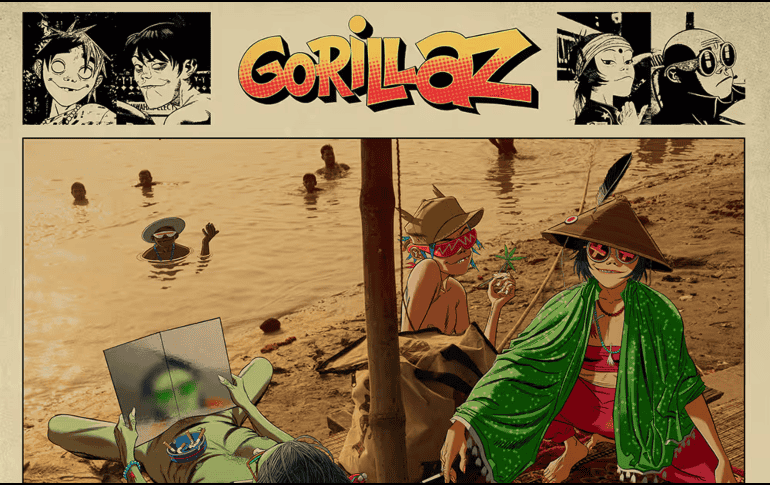 The Mountain Tour es la gira internacional que Gorillaz emprendió para presentar su nuevo material. ESPECIAL/Gorillaz