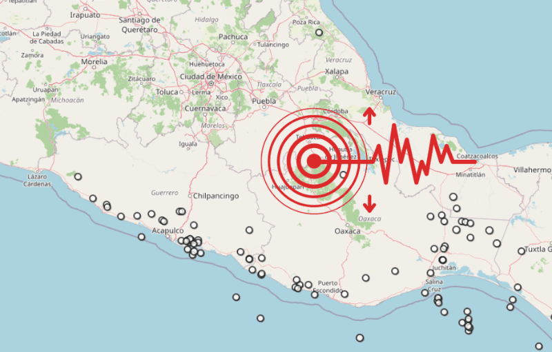 &nbsp;Sismo en Puebla. ESPECIAL / SSN