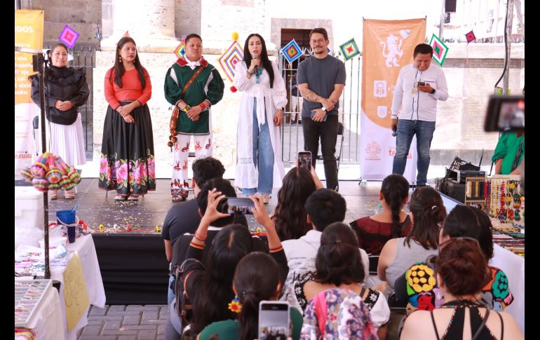 Este festival cuenta con más de una treintena de vendedores de pueblos indígenas. ESPECIAL/Gobierno de Guadalajara