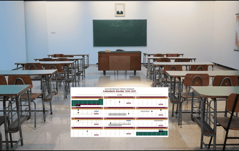 Con este calendario, las familias podrán planificar con anticipación las actividades escolares, vacaciones y descansos oficiales que tendrán los alumnos durante el ciclo escolar 2026-2027. SEP / CANVA