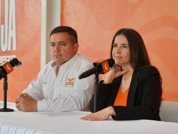 Mirza Flores acusó a Morena de desviar la atención de los señalamientos de corrupción contra Andy López Beltrán con el regreso de Rubén Rocha Moya a la gubernatura de Sinaloa. CORTESÍA.