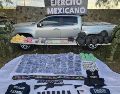 Lo asegurado fue puesto a disposición de la Fiscalía General de la República; no se reportaron detenciones. ESPECIAL/FGR