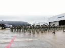 Llegan cientos de elementos federales en aeronaves de la Fuerza Aérea Mexicana. ESPECIAL