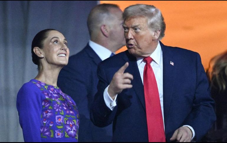 La posible asistencia supondría una nueva oportunidad para un encuentro presencial entre Sheinbaum y Trump, quienes mantienen una intensa comunicación desde el regreso del republicano a la Casa Blanca. AFP / ARCHIVO