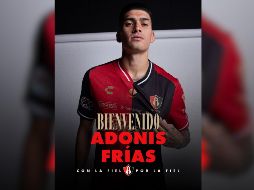 Adonis Frías, originario de Florencio Varela, Argentina, cuenta con una trayectoria que lo ha llevado a competir en distintos escenarios del futbol sudamericano y mexicano. X / @AtlasFC