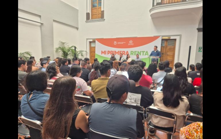 Luis Guillermo Medrano Barba, Director General del Instituto Jalisciense de la Vivienda, destacó el éxito del programa Mi Primera Renta. EL INFORMADOR/J. Velazco