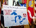 La disputa sobre el nombre del lago se produce en plena escalada de las tensiones entre Estados Unidos y Canadá. EFE/A. Drago