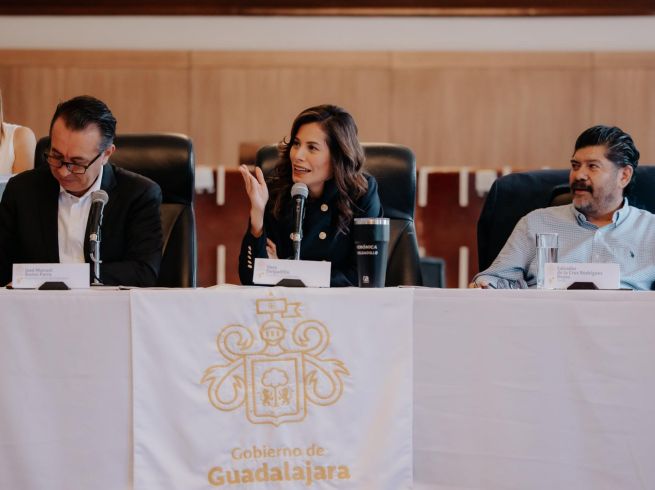 La Presidenta de Guadalajara reconoció la labor coordinada que se ha realizado entre la Federación y el Gobernador del Estado, Pablo Lemus Navarro. CORTESÍA
