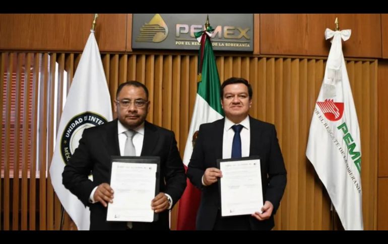 La UIF y Pemex también podrán desarrollar acciones de capacitación en materia de análisis operativo y estratégico. ESPECIAL/PEMEX