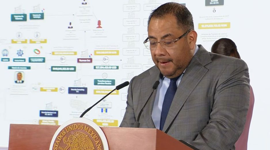 Omar Reyes Colmenares explicó que la recepción de estos recursos en la Tesorería de la Federación se realizó a través de la gestión de la UIF. YT / Claudia Sheinbaum Pardo