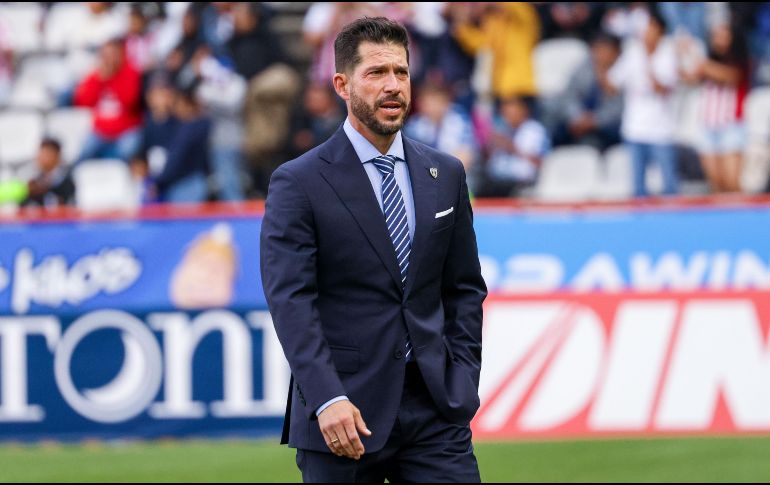 Benjamín Mora destacó la reacción de Pachuca ante Chivas, aunque consideró que sus dirigidos merecieron quedarse con los tres puntos. IMAGO7.