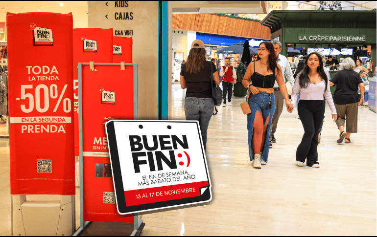 El Buen Fin 2026 en México extenderá sus fechas del 13 al 17 de noviembre. Esta medida busca reactivar la economía frente a un consumo cauteloso. EL INFORMADOR/ARCHIVO