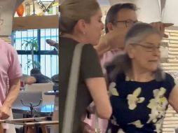 Pedro Arturo López Obrador fue expulsado de un restaurante en Veracruz por comensales molestos. ESPECIAL/CAPTURA DE VIDEO