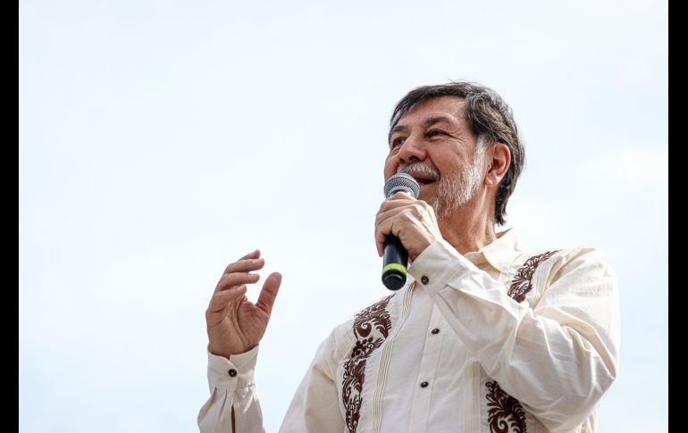 Gerardo Fernández Noroña aseguró que tarde o temprano le darán la razón sobre Higinio Martínez. EL INFORMADOR/ARCHIVO
