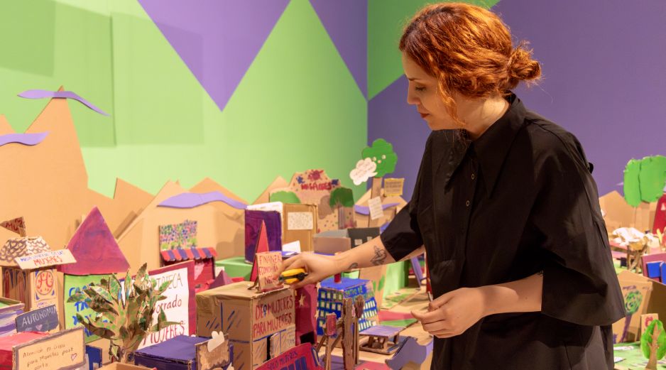 “Me siento nerviosa porque para mí el museo es una institución muy importante. Siempre sentí la responsabilidad de responderle al museo y a todas las personas que trabajan en él”, reconoce la artista. CORTESÍA