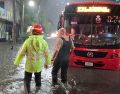 Diversas zonas de Guadalajara registraron afectaciones por la tormenta de este jueves. ESPECIAL/Bomberos de Guadalajara