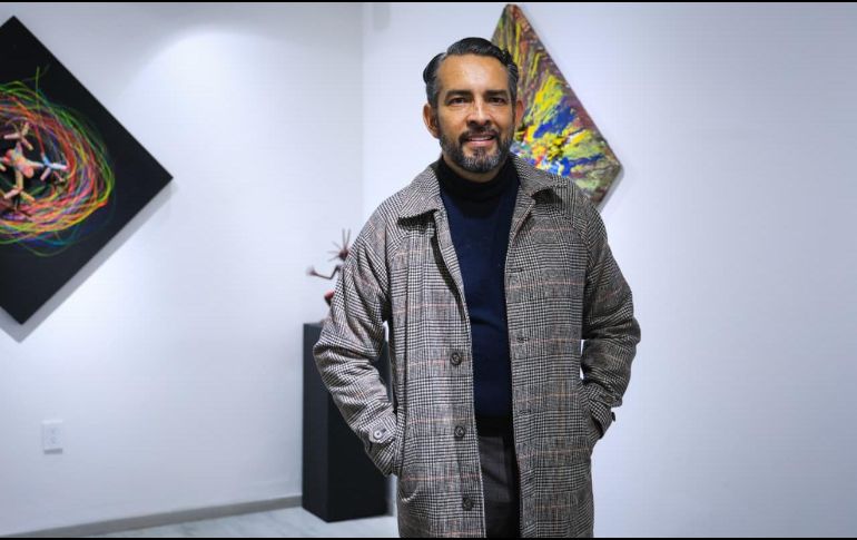La exposición presenta 35 piezas de Juan Carlos Santoscoy, Pablo Márquez y José Topete. EL INFORMADOR/ J. ACOSTA.