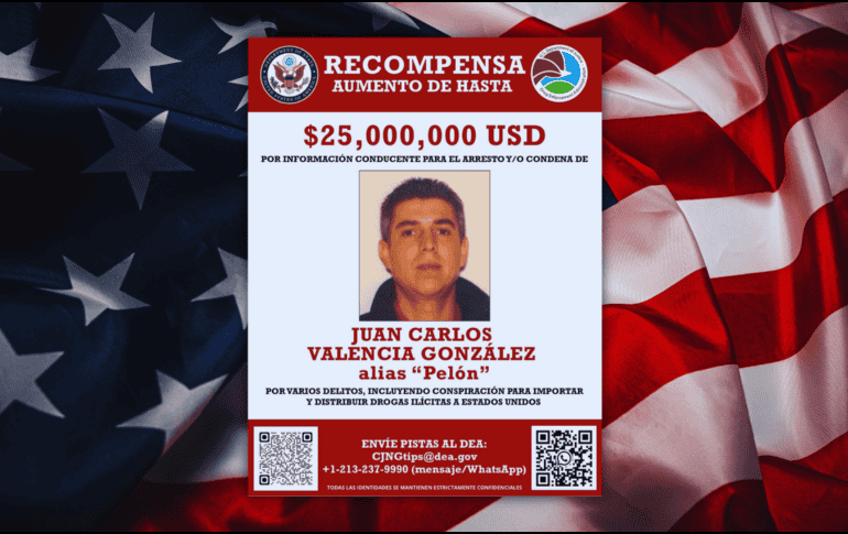 El motivo detrás de la relevancia de Juan Carlos Valencia González radica en su ascenso a la cima del cártel y en su amplia trayectoria criminal. ESPECIAL