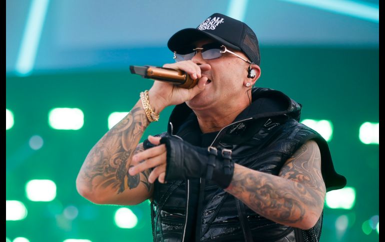 Cantante puertorriqueño Wisin durante su actuación este viernes en el festival musical Coca Cola Music Experience. EFE/D. FERNÁNDEZ