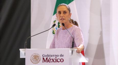 La presidenta Claudia Sheinbaum Pardo destacó los programas sociales y trabajos realizados en Jalisco. EL INFORMADOR / A. NAVARRO