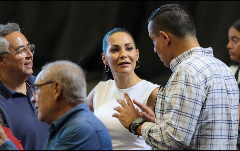 La presidenta Claudia Sheinbaum Pardo destacó los programas sociales y trabajos realizados en Jalisco. EL INFORMADOR / A. NAVARRO