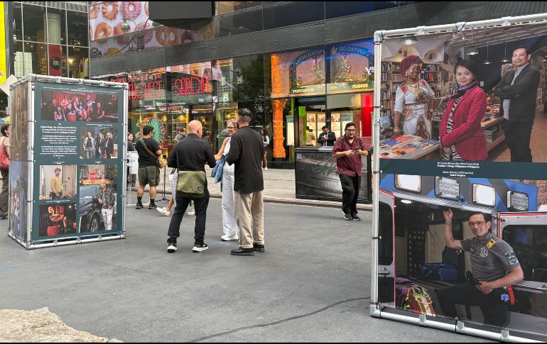 Aunque la exhibición terminó este 7 de septiembre en Times Square, el proyecto ‘New York Proud’ continuará en otros puntos de Nueva York. EFE/ARCHIVO