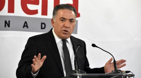 La salida de Inzunza de la presidencia de Estudios Legislativos se concretará en los próximos días, aunque aún no se sabe quién lo sustituirá. AFP/L. Barrón