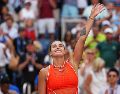Sabalenka se medirá a la ganadora del duelo entre las estadounidenses Jessica Pegula y Emma Navarro, ambas anfitrionas del torneo. AP / K. Wigglesworth
