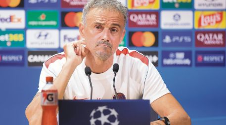 Luis Enrique Martínez. El técnico pide máxima concentración al PSG para comenzar con triunfo la defensa del título europeo. EFE
