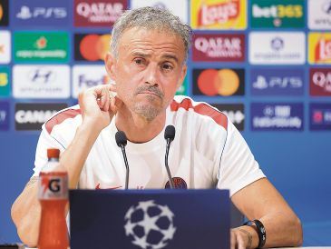 Luis Enrique Martínez. El técnico pide máxima concentración al PSG para comenzar con triunfo la defensa del título europeo. EFE